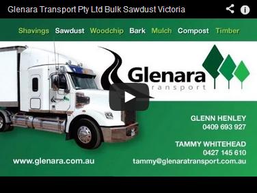 trucking bulk sawdust glenara video